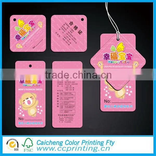 Jeans paper hant tag laundry tag paper