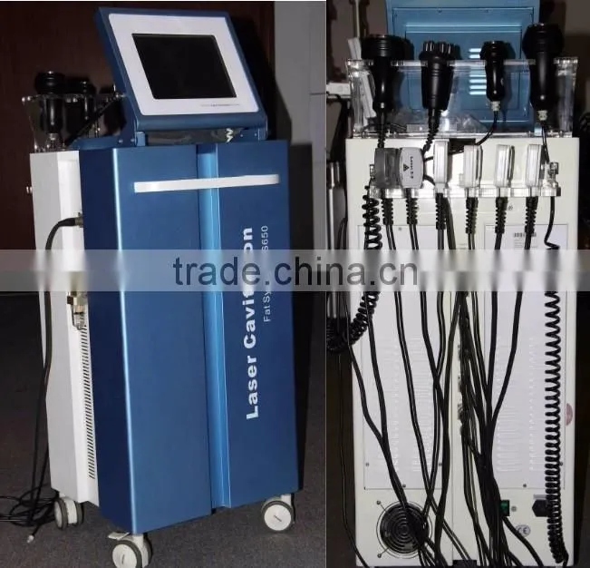 Diode Lipo Laser+Cavitation +RF+Vacuum Slimming Machine (LS650)