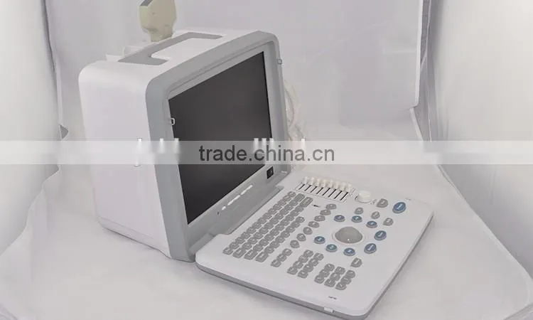 OEM design 2 probe connector 1 USB 12-inch LCD monitor Full Digital LED Ultrasound Scanner
