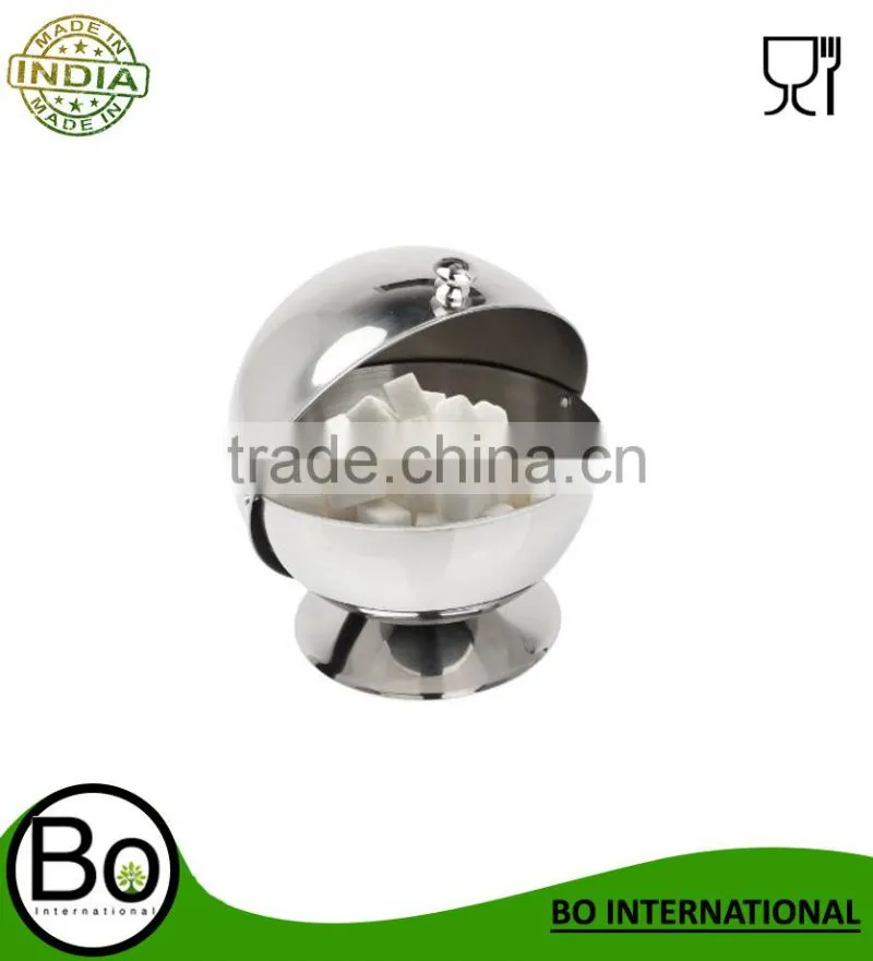 stainless steel sugar bowl