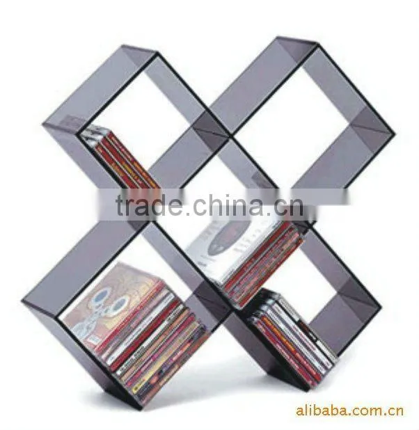 Customized clear acrylic book holder/ leather cheque book holder whlesale