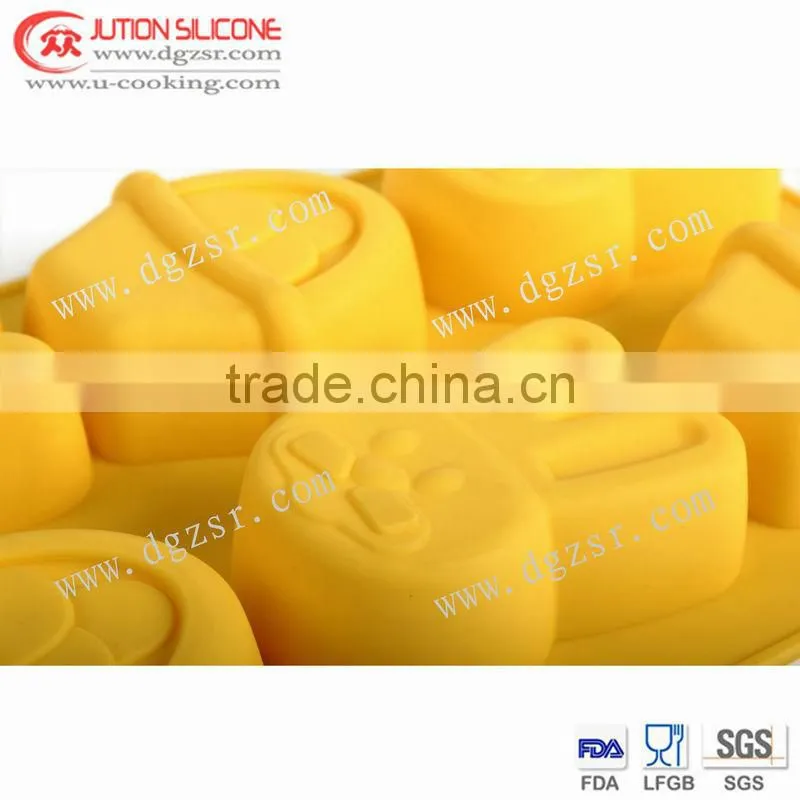 2012 hot sales rabbit silicone bakeware