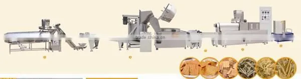 Flour fried bugles chips extruder process machine