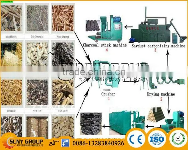Grass briquette press machine