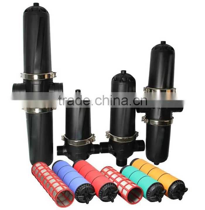 Self cleaning irrigation water filter