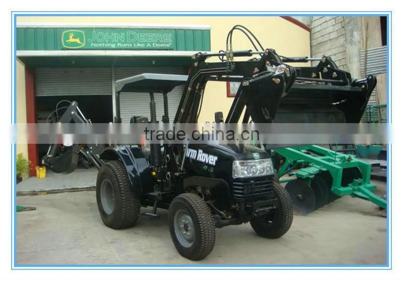 40-60HP 4x4 tractor with 4in1 front end loader