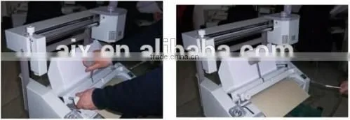 Wireless double heating glue binding machine/desktop glue machine/small type glue machine