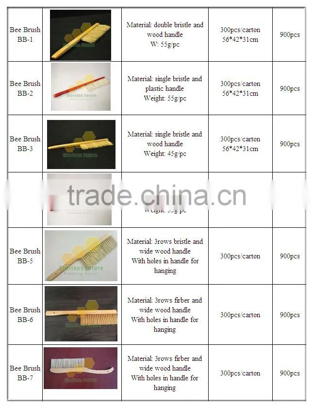 Factory Price Single Double Row Bristle Bee Brush