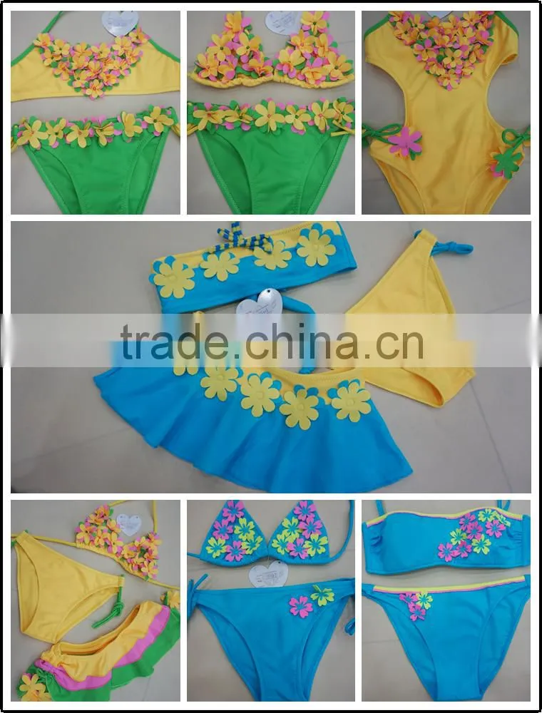 Marketing plan new product cute one piece kids swimwear cargo alibaba