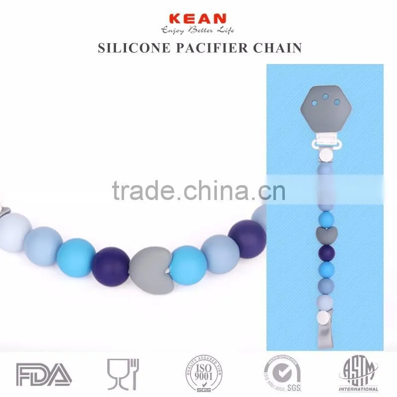 Make From Food Grade Silicone DIY Baby Pacifier Chain Baby Teething