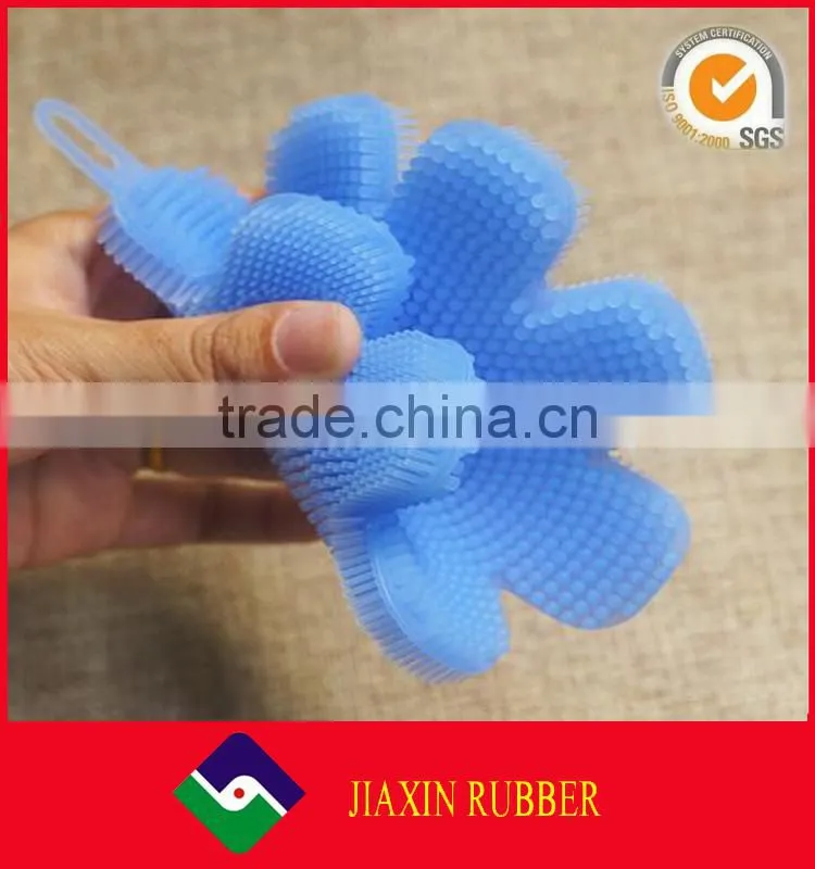 Dish washing brush fruit vegetable dish cleaner Food grade silicone multi-purpose cleaning brush