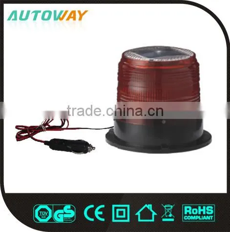 Plastic Water-proof LED Solar Powered Traffic Warning Lights