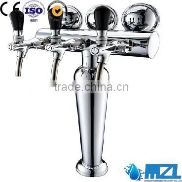 Plastic faucets with color