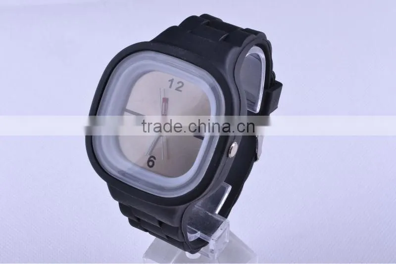 Multicolor fantastic beautiful energy strap silicone watch with analog dispaly