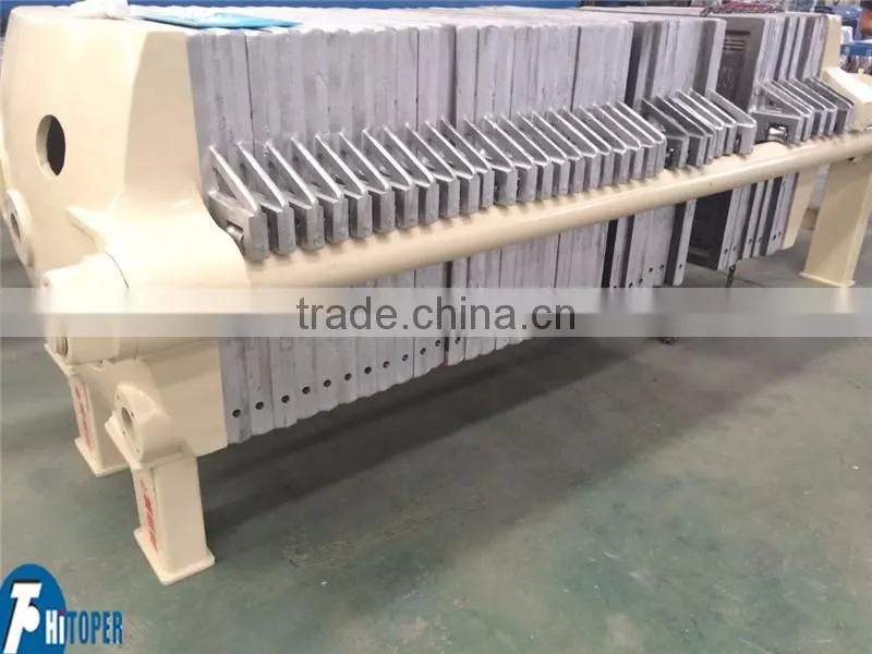 Stable performance cast iron hydraulic filter press machine with long use life