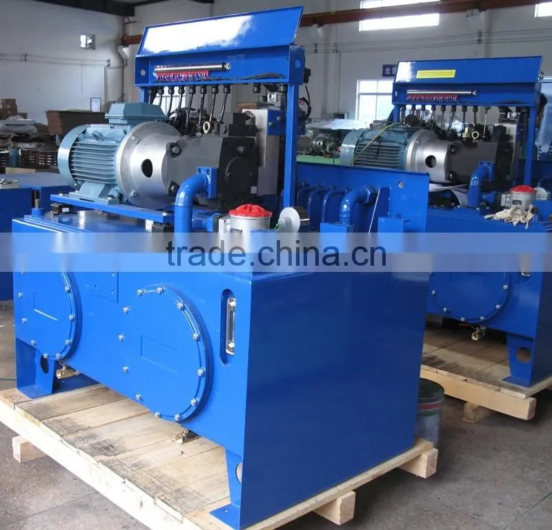 Cement products machinery hydraulic power pack