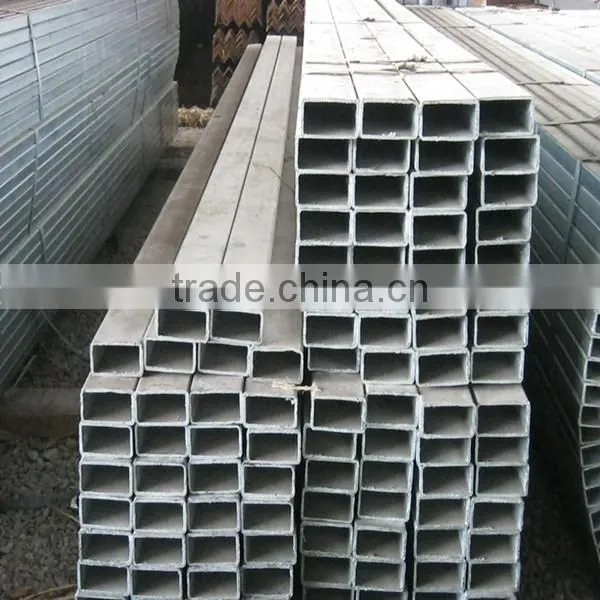 Square/rectangular steel pipe/tube/hollow section galvanized at lowest price