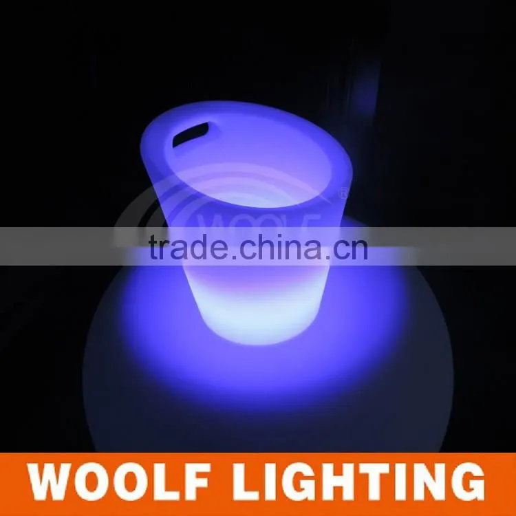 color changing PE plastic flower pot garden waterproof glowing led outdoor garden flower pots for outdoor