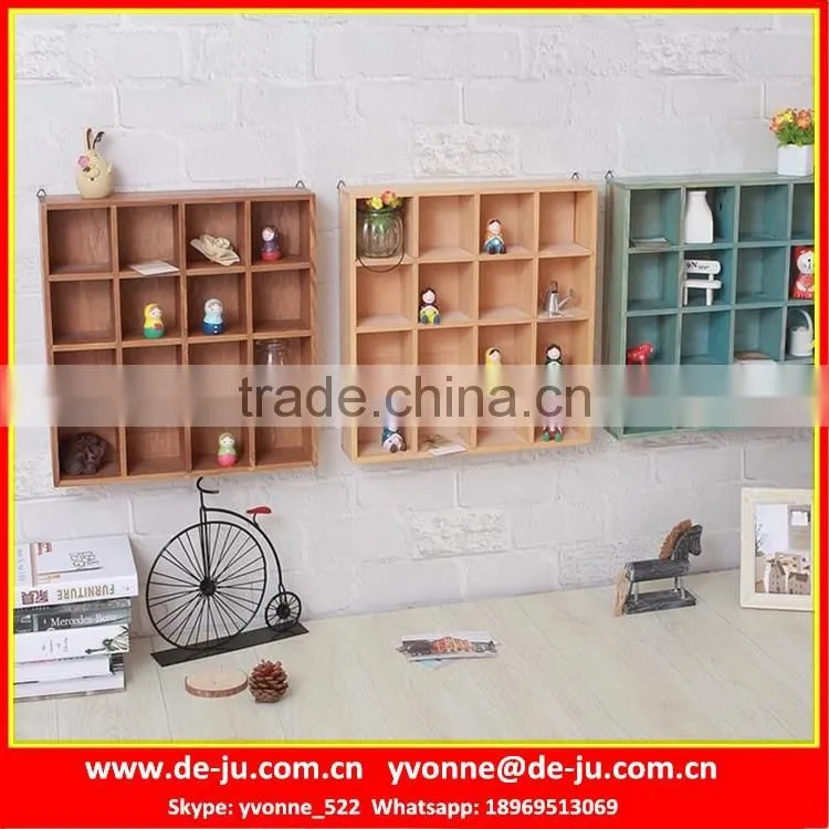 Metal Handle Small Wooden Drawer Storage Box
