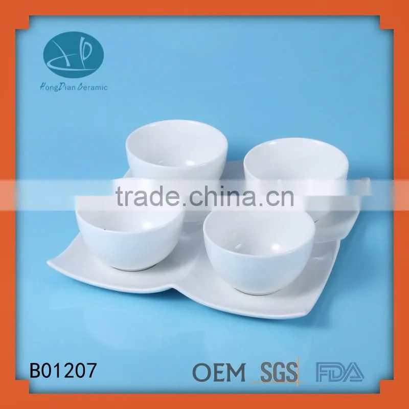 Triangular Bowl,triangle bowl,wholesale white ncie design hotel restaurant use porcelain ceramic dinner salad bowl