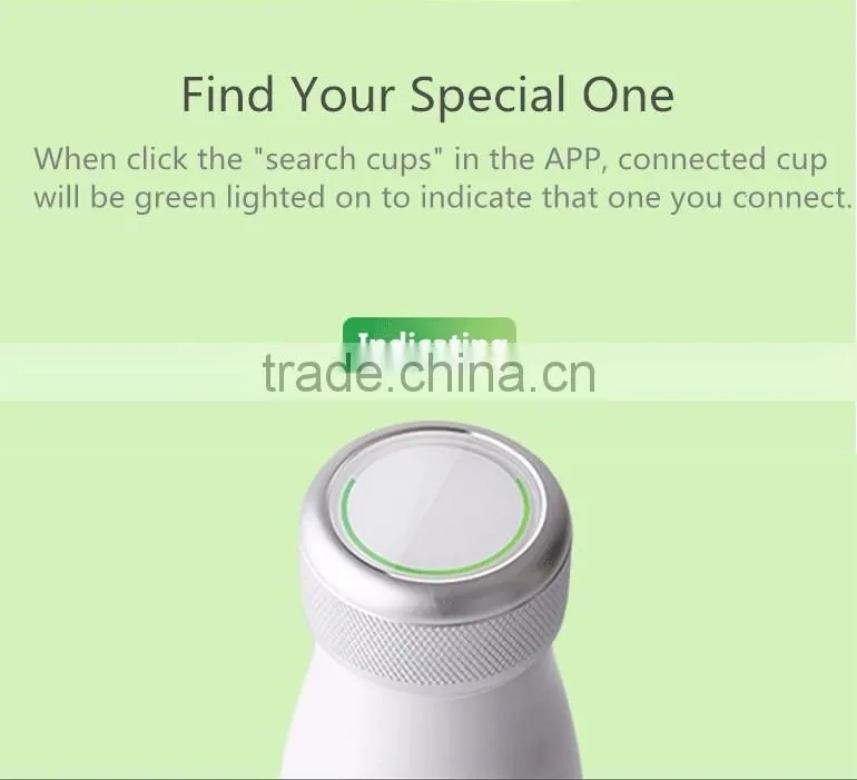 Intelligent water cup Creative outdoor sports water bottle Business gifts customized vacuum cup