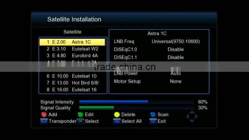 DVB-S2+T2 Freesat V7 Combo Set Top Box Support 3G CCCAM Full 1080P HD Satellite Receiver