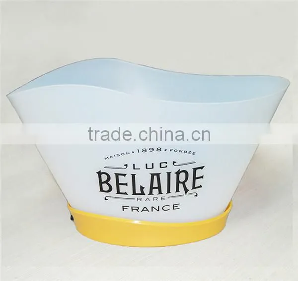 2016 hot sale promotion clear ice bucket brewery