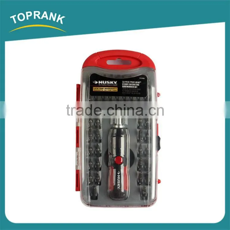 50pcs Stubby ratcheting screwdriver set, mini precision screwdriver set