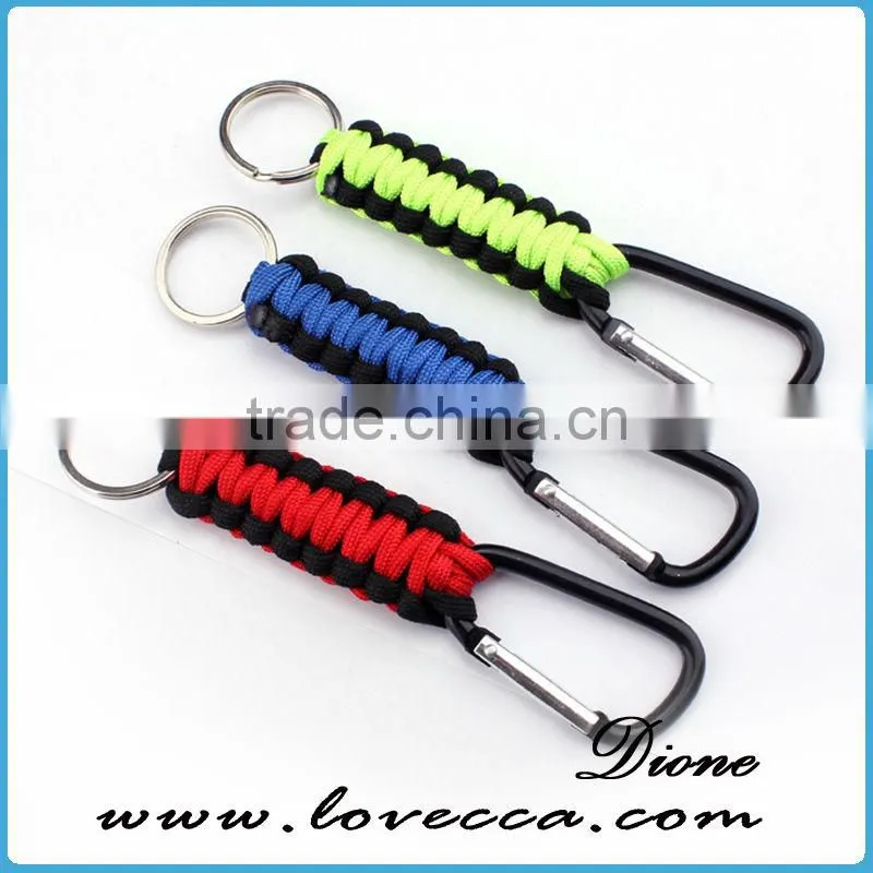Fashion survival knot bracelet paracord for key chain