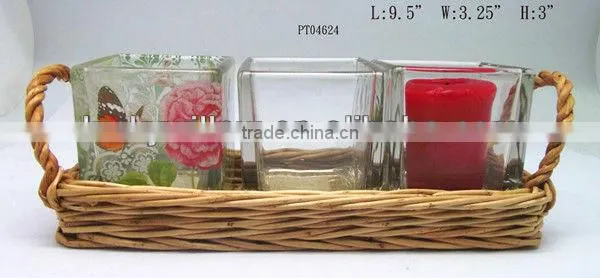 Chic wicker cup & wicker craft & wicker cup craft