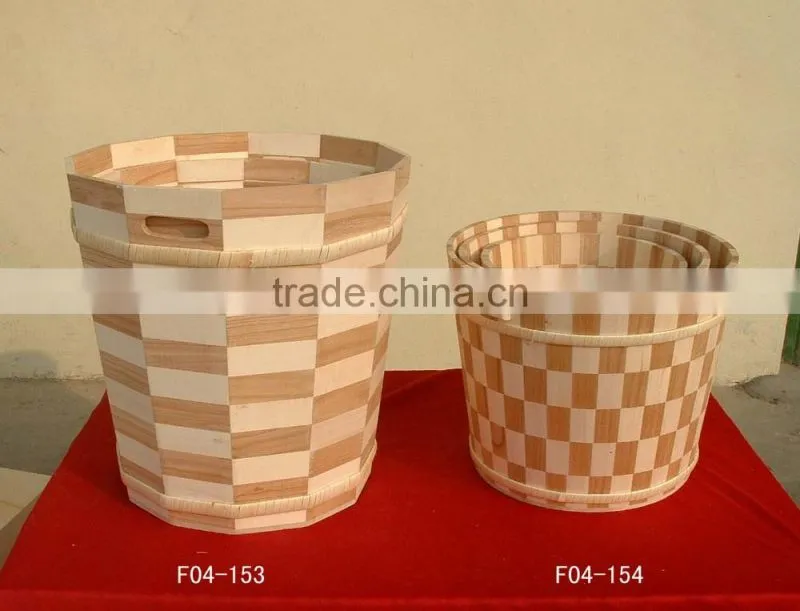 Eco-friendly handmade wooden box for bread storaging