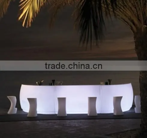 LED ILLUMINATED BAR FURNITURE/LED CORNER BAR/LED MOBILE BAR
