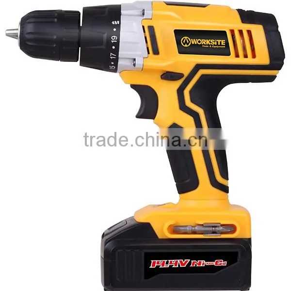 NICD Battery Power Cordless Drill 14.4