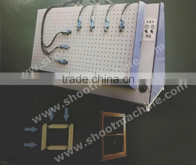 Hydraulic Double-side Frame Compounding Machine SH2210B with Working Table Size 2700x1500mm and Max. assembling size 2500x1300mm