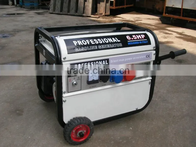 Three phase Aluminium swiss kraft style power 7500w gasoline generator