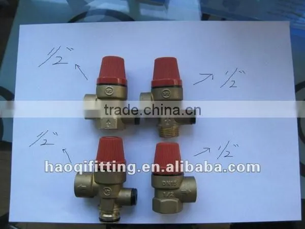 low air pressure relief valve for heating system