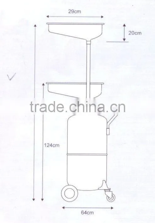 20 Gallon Oil Drainer ,Oil Extractor