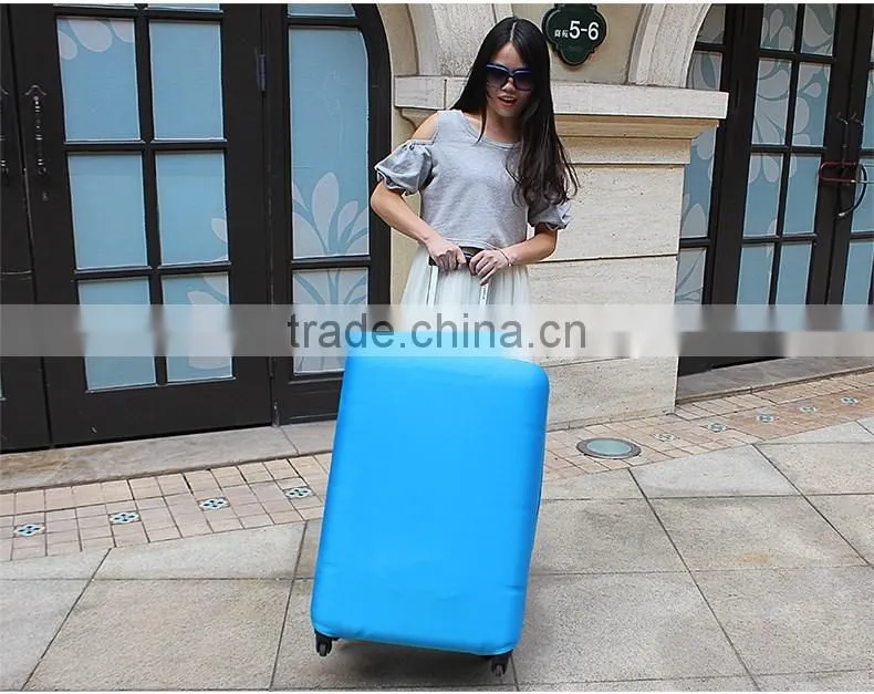 Waterproof Spandex Travel Luggage Cover Fits 18-32 Inch Luggage(Z-SC-001)