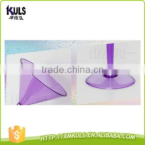 Hard plastic 200ml Disposable Bar cocktail Martini cup