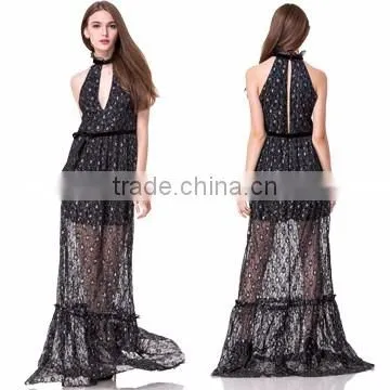 Long Chiffon New Style Western Party Wear Woman Off The Shoulder Best Pattern One Piece Sale Evening Dress