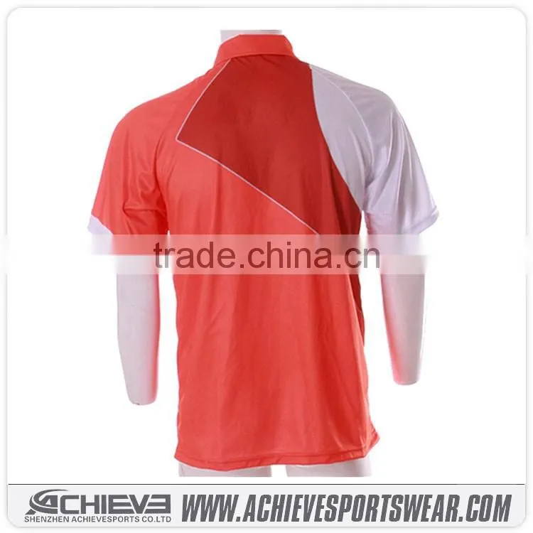 Polyester polo golf shirts/sublimated golf shirts/moisture wicking golf shirt