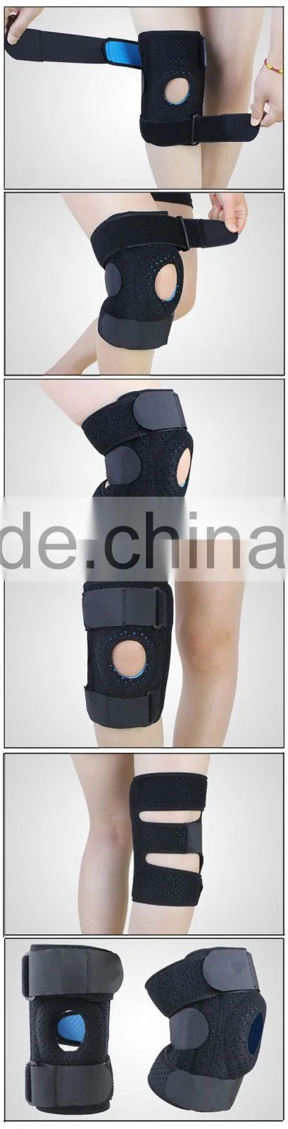 Adjustable neoprene sport patella knee brace, knee support