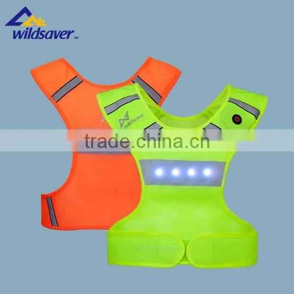 breatheable reflective running clothing /vest/gear for runner at night