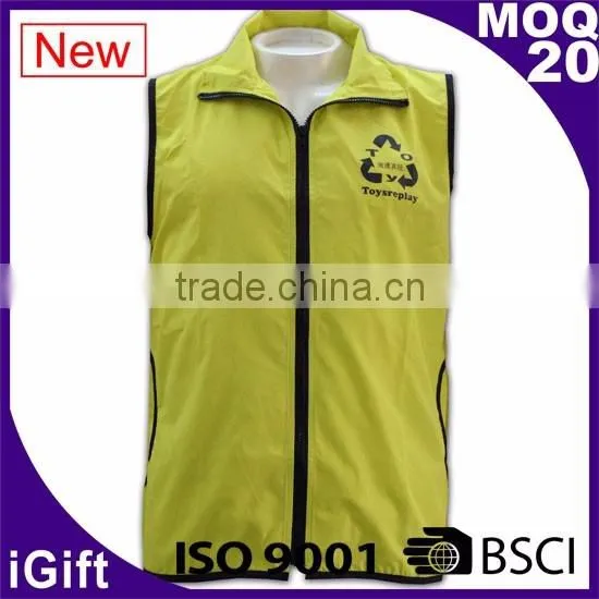 Chinese manufatory high quality new design running vest jacket