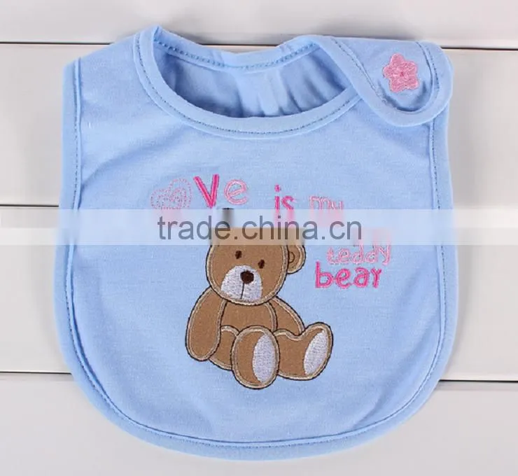 China baby bib manufacturer 2016 new arrival cotton bandana baby bib cute silicone baby bib
