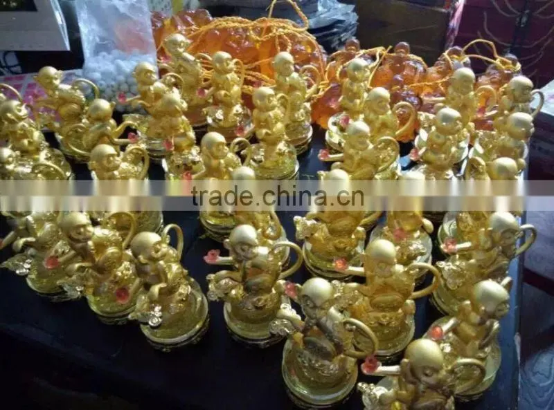 High Quality Beautiful Gold plated MONKEY TROPHY FOR BUSINESS GIFT