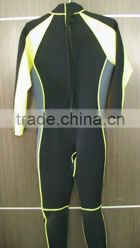 Adult long sleeve neoprene scuba wetsuit/Diving suit with zipper
