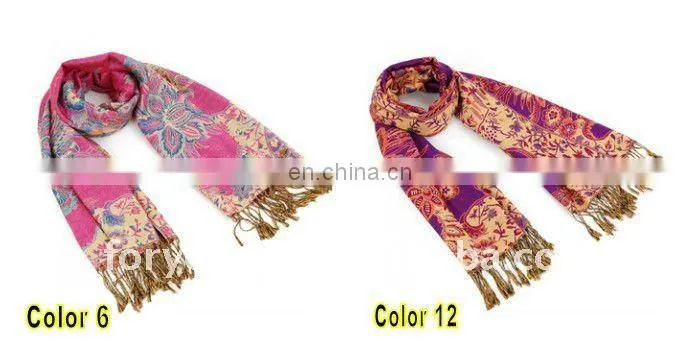 jacquard shawls india design indian scarves