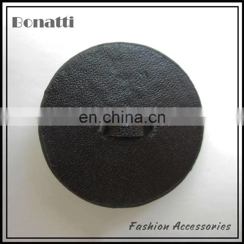 hot sale real leather button for cloth