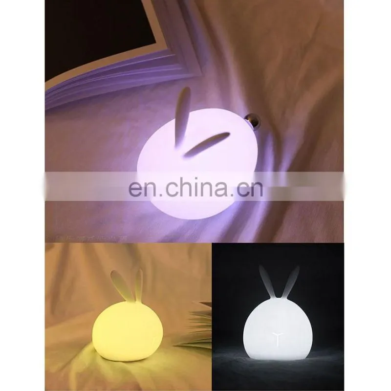 Lovely rabbit fashion night light LED new style rabbit night light for kids